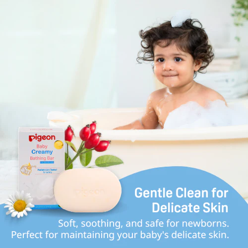Baby Creamy Bathing Bar 75g - Image 7