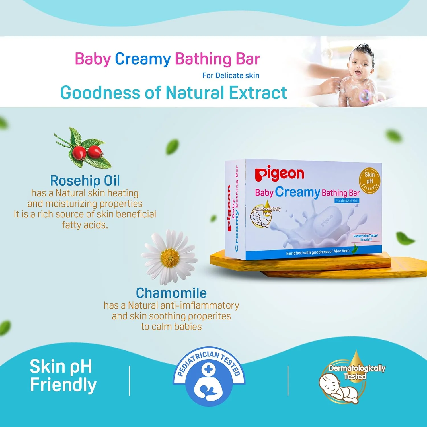 BABY CREAMY BATHING BAR 75 GMS - Image 5