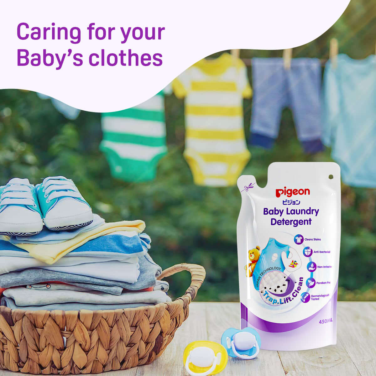 Baby Laundry Detergent 450ml Refill - Image 8