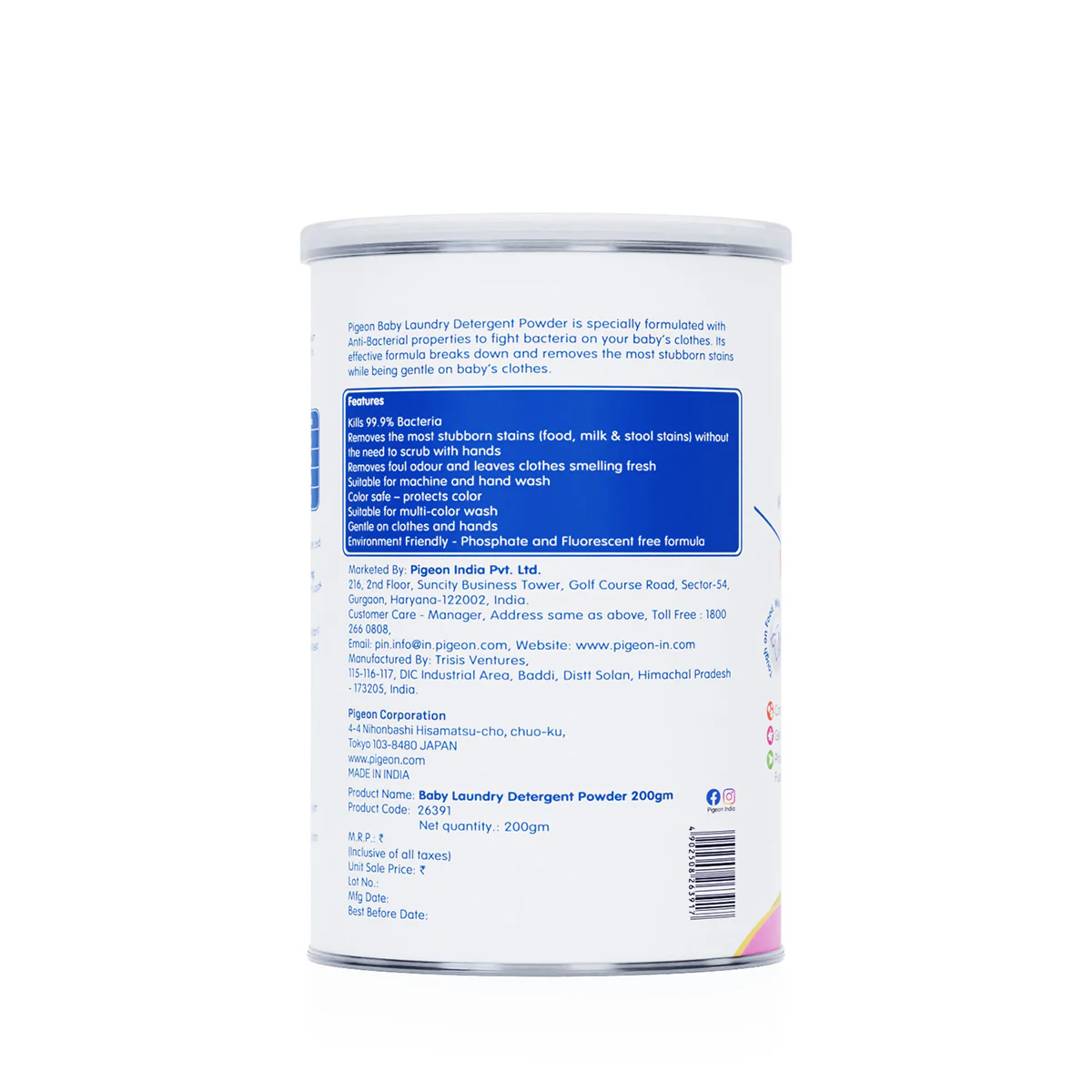 Baby Laundry Detergent Powder 200gm - Image 3