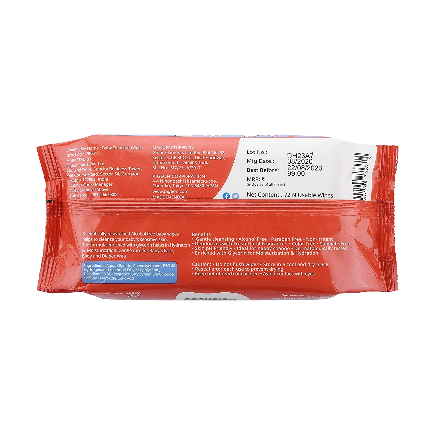 Baby Skincare Wipes Combo Pack Of 6 - Image 3
