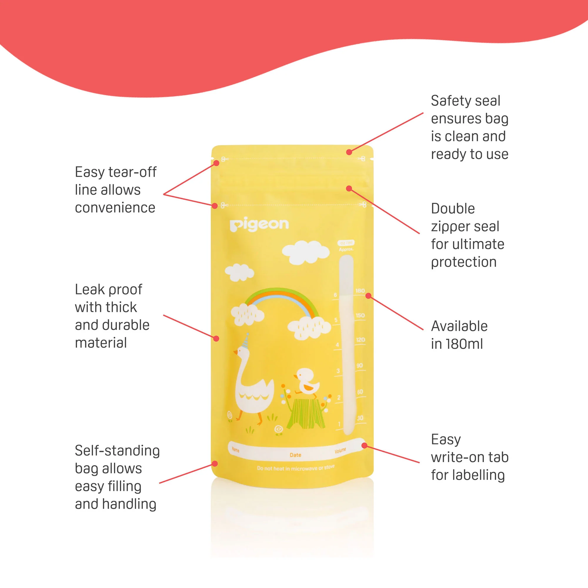 Character Breast Milk Storage Bag 5 PC - Image 6