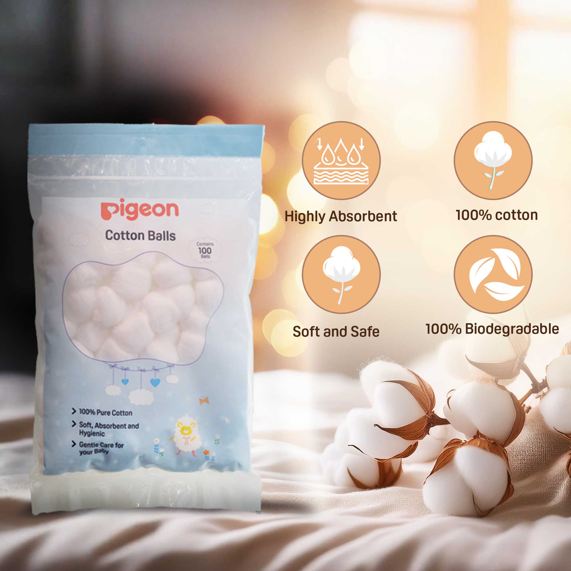 Cotton balls 100 Pcs - Image 5