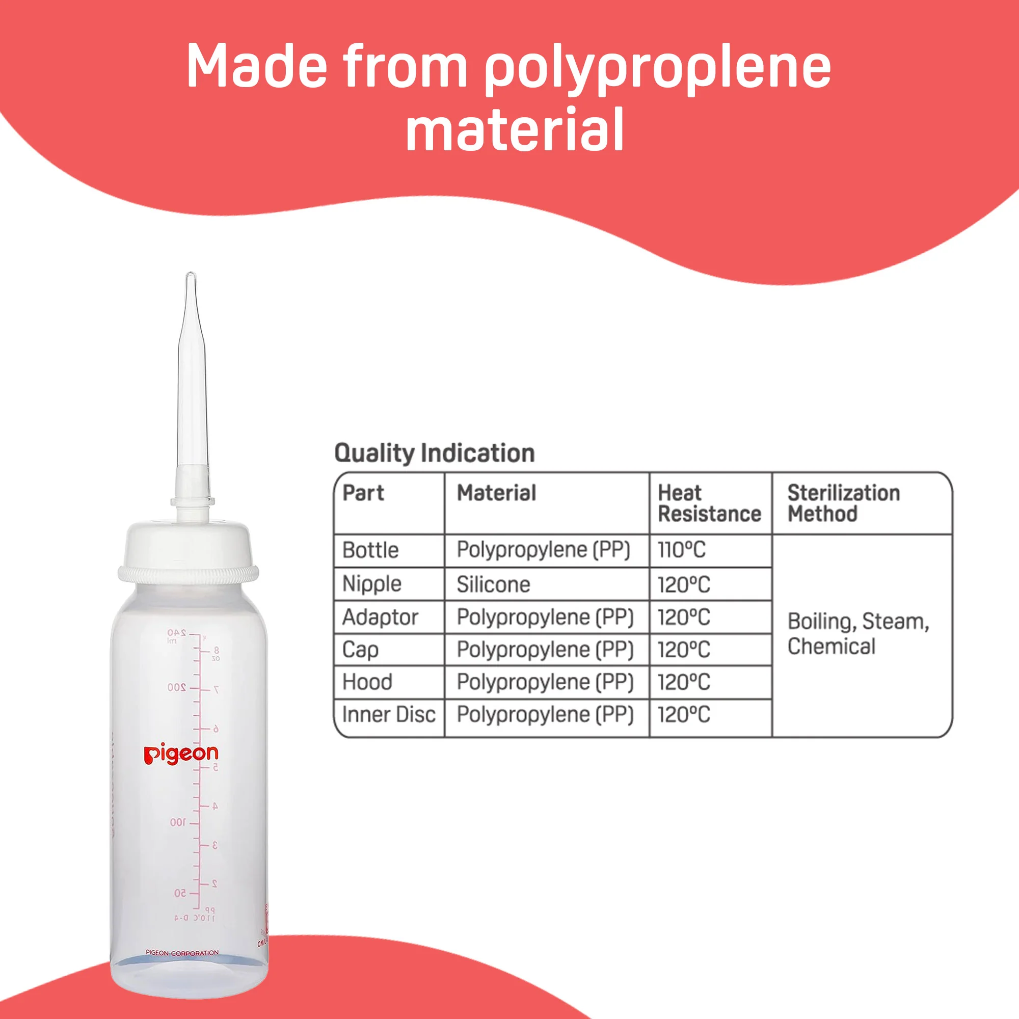 Feeder w/Long Nipple for Cleft Palate 240ml - Image 4
