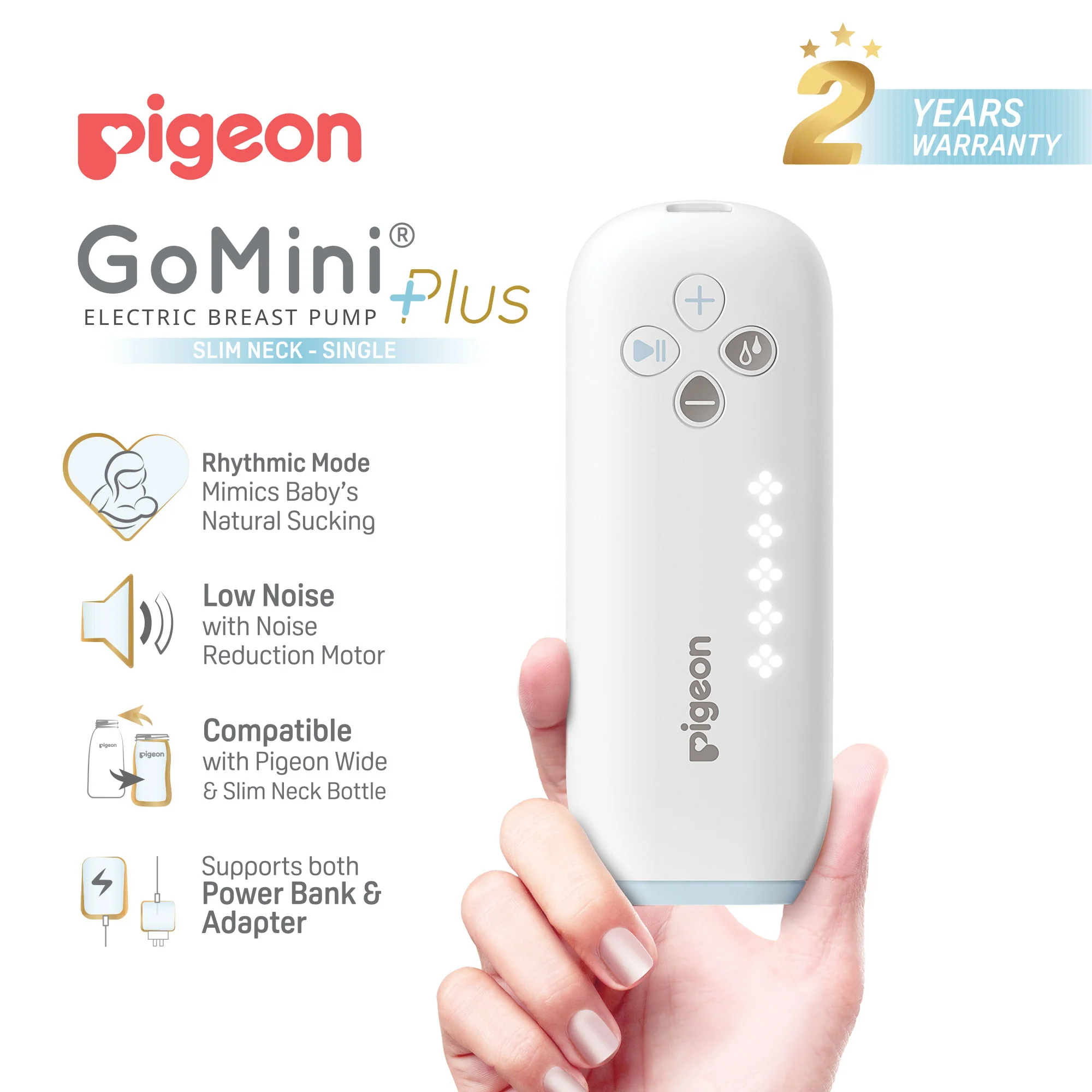 Gomini Plus Electric BREAST PUMP SINGLE - WN - Image 3