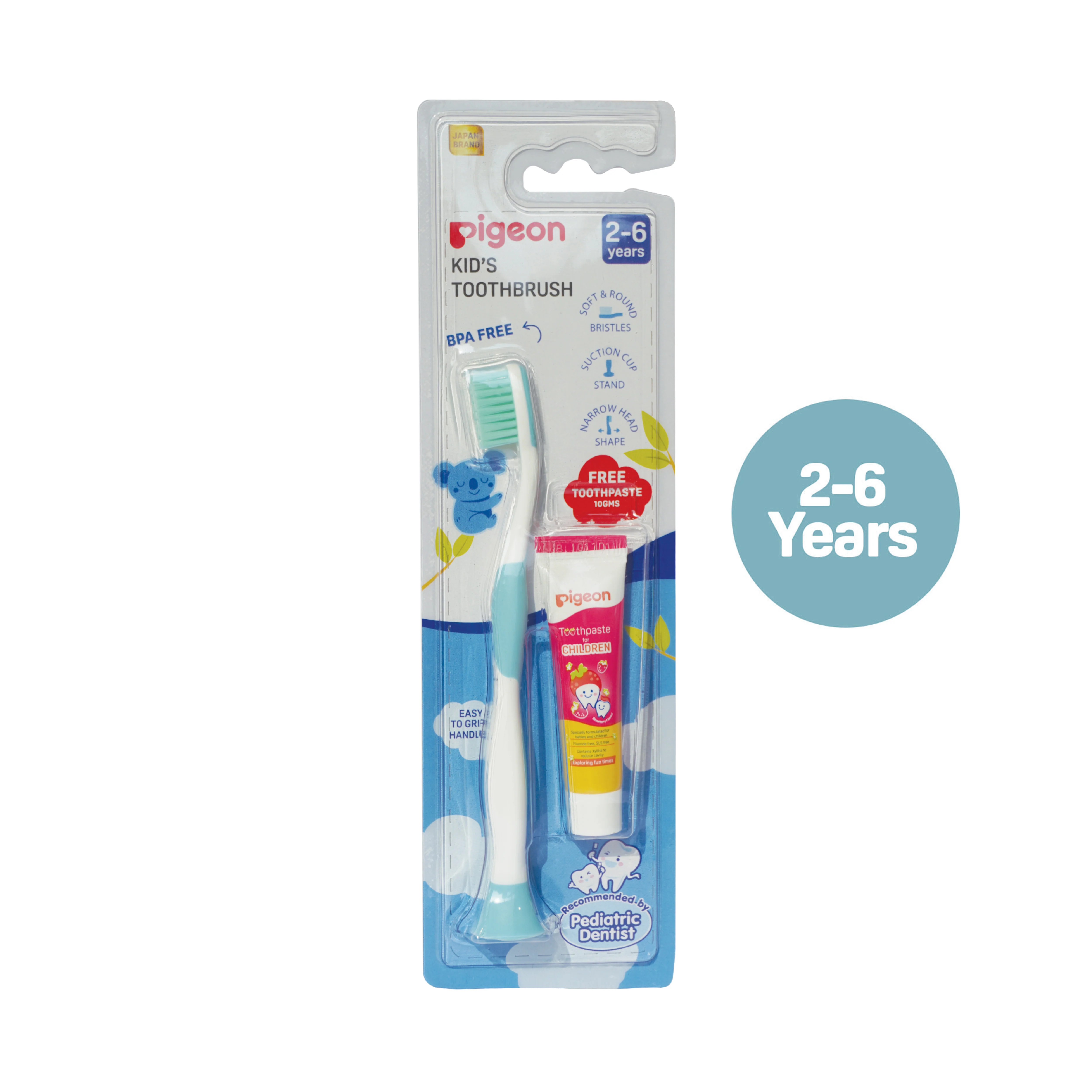 KIDS TOOTHBRUSH WITH FREE TOOTHPASTE FOR CHILDREN STRAWBERRY 10 GM 2-6 Years - Image 10
