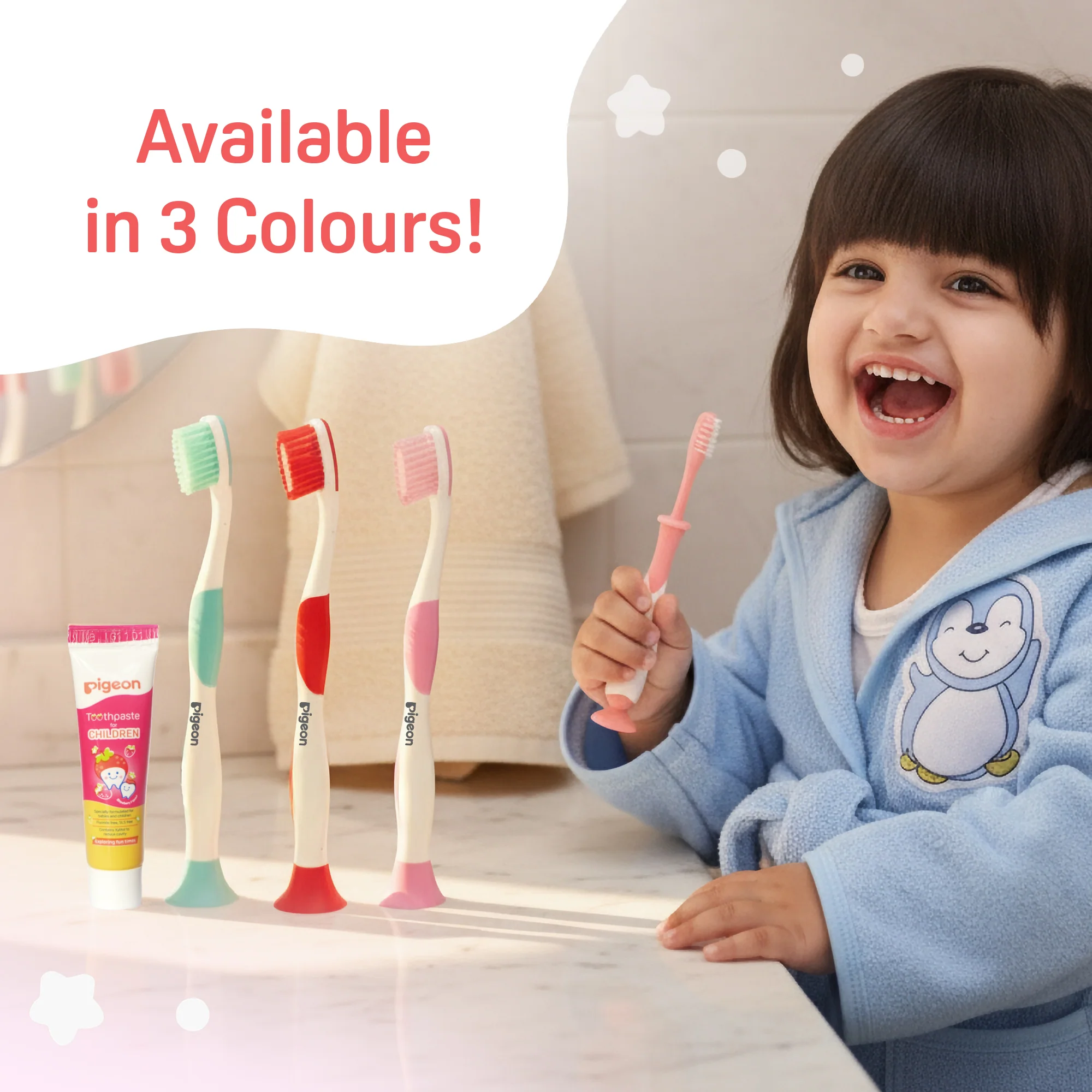 KIDS TOOTHBRUSH WITH FREE TOOTHPASTE FOR CHILDREN STRAWBERRY 10 GM 2-6 Years - Image 7