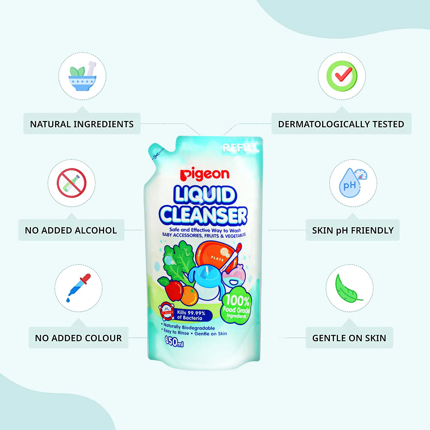 Liquid Cleanser Refill 650ml Pack of 2 - Image 4