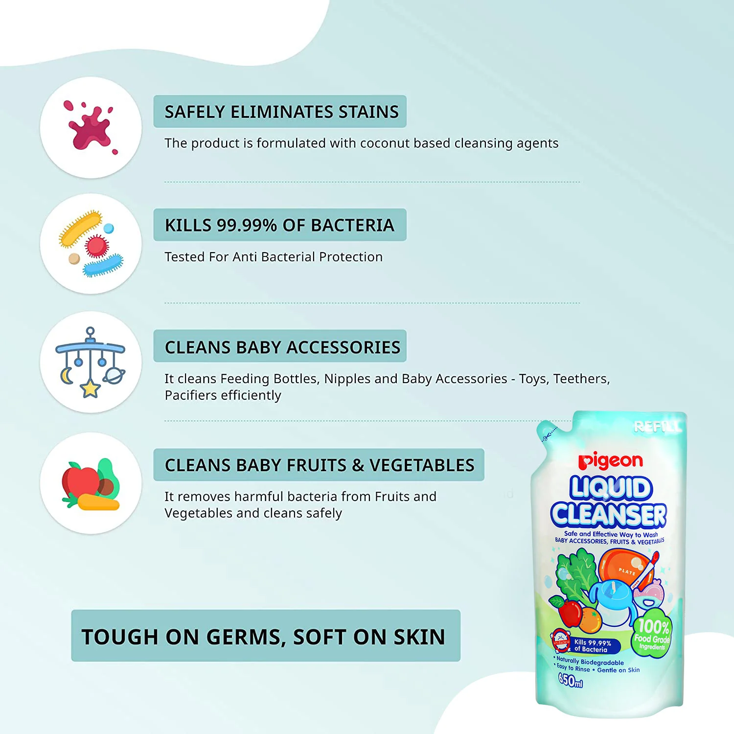 Liquid Cleanser Refill 650ml Pack of 2 - Image 5