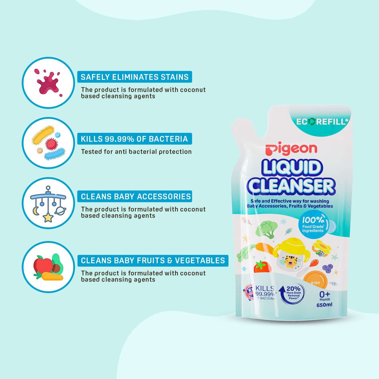 Liquid Cleanser Regular 700ml+650ml Refill - Image 5