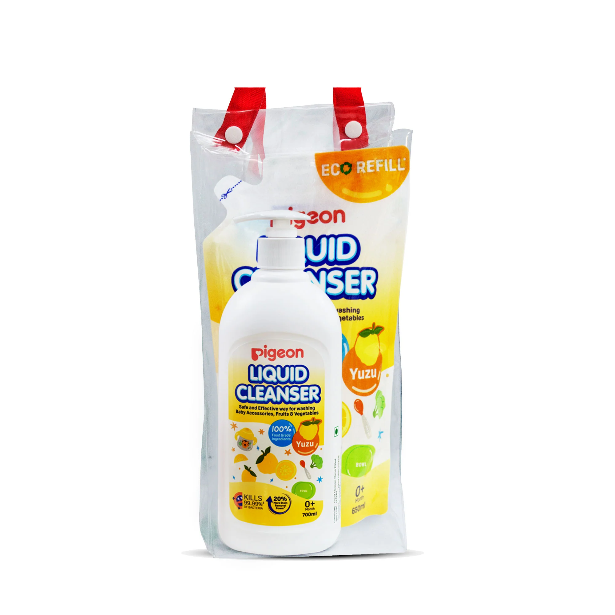 Liquid Cleanser Yuzu 700ml+650ml Refill - Image 3