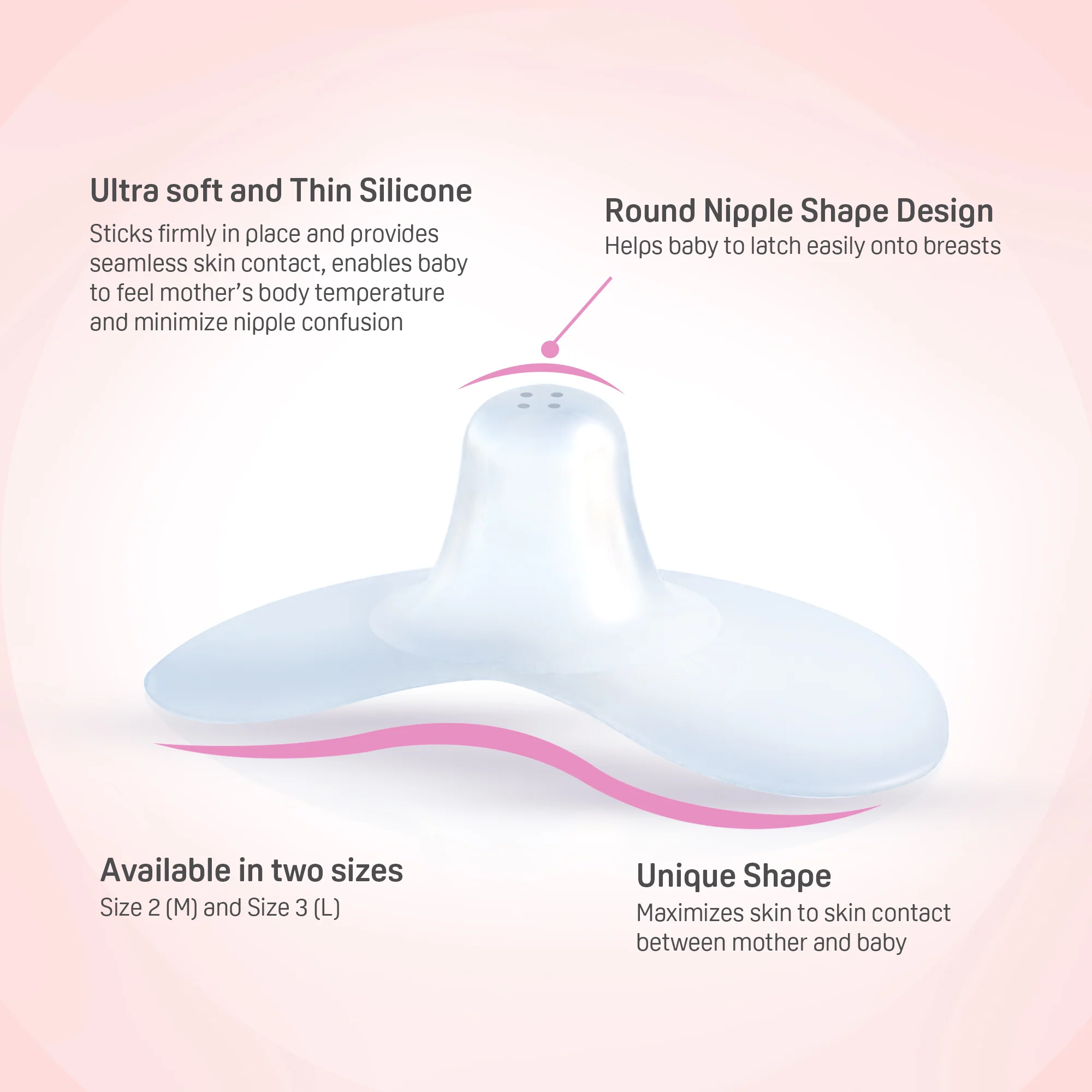 Natural Feel Nipple Shield 1 PCS Size 1 - Image 4
