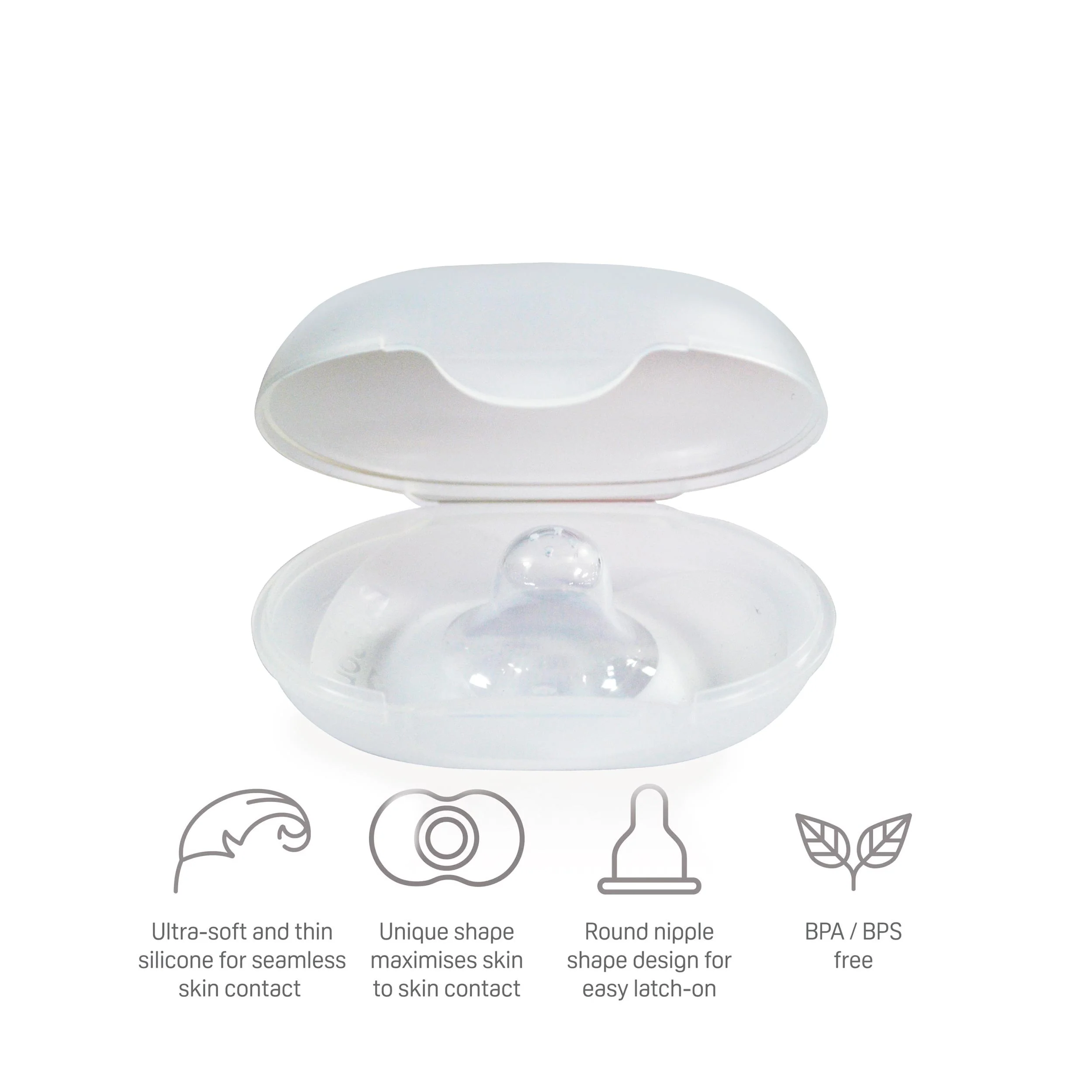 Natural Feel Nipple Shield 2pcs Size 1 With Case - Image 3