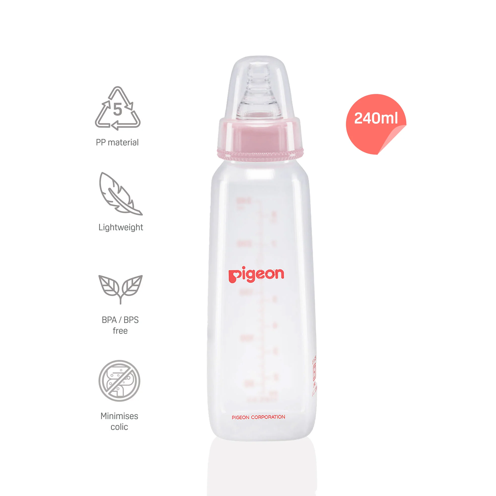 Nursing Bottle Kpp 240ml Nipple L Combo (Pack of 3) - Image 4