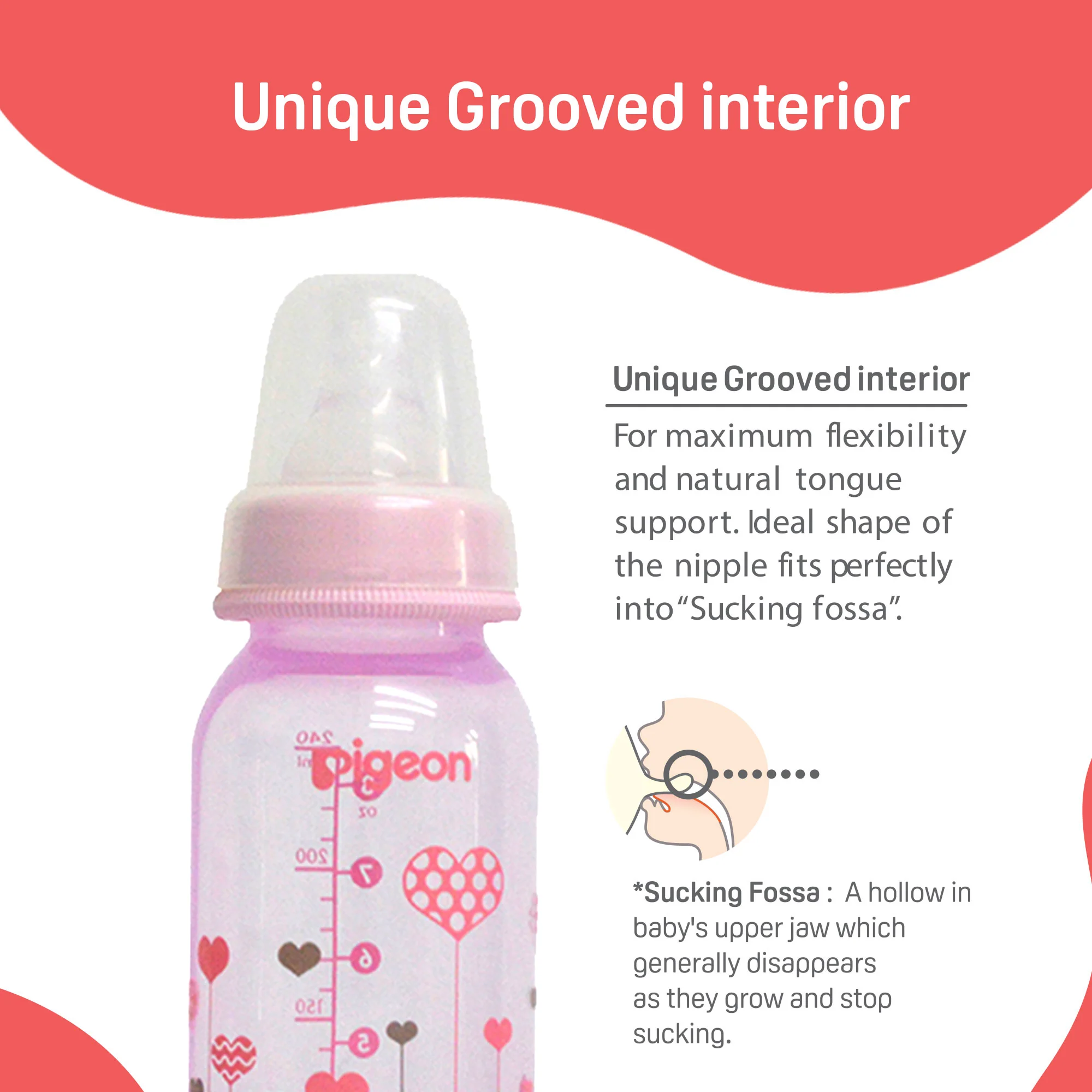 Peristaltic Clear Nursing Bottle Rpp 240ml Abstract - Image 8