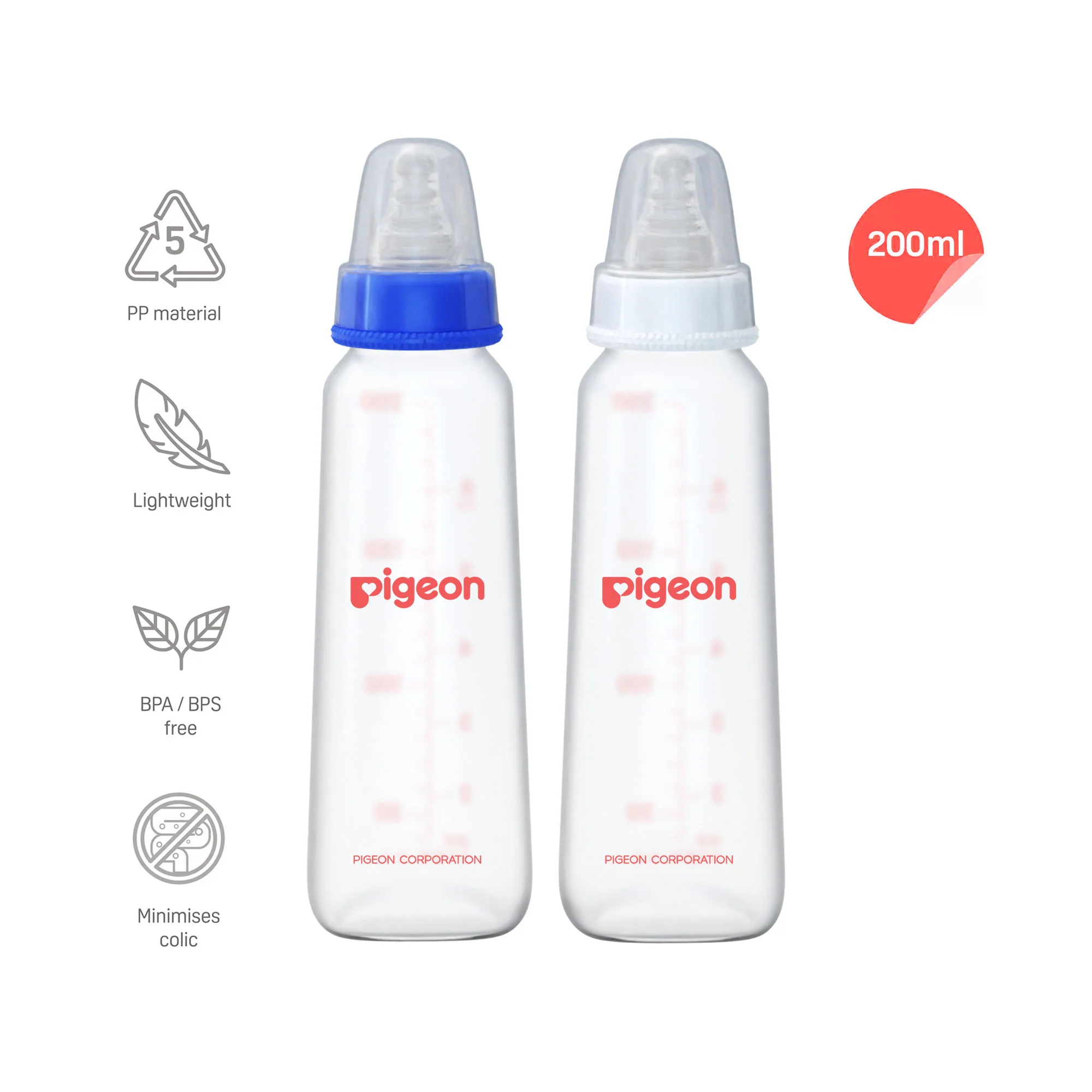Peristaltic Nursing Bottle Twin Pack Kpp 200ml Nipple M - Image 6