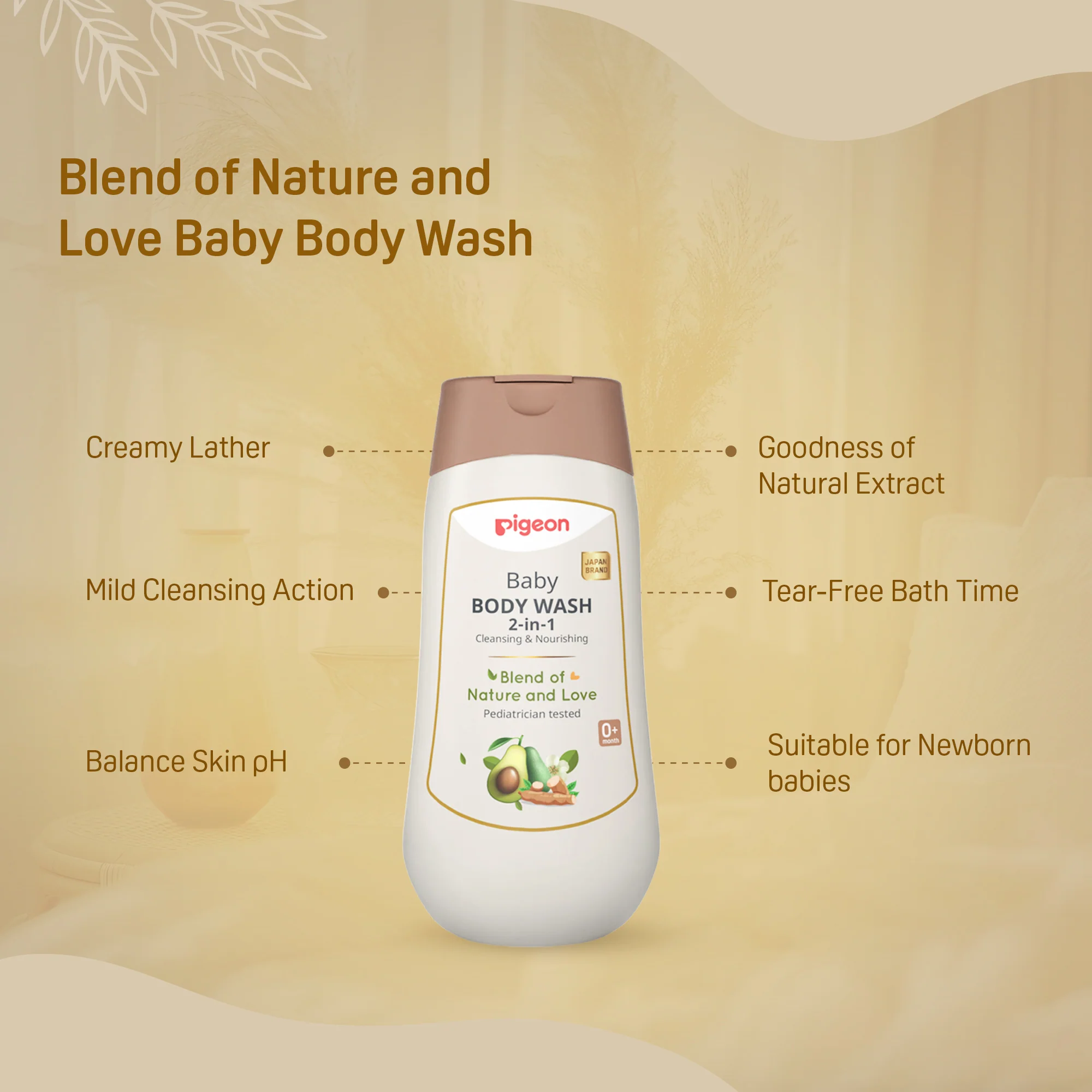 Pigeon Baby Body Wash 200ml - Image 7