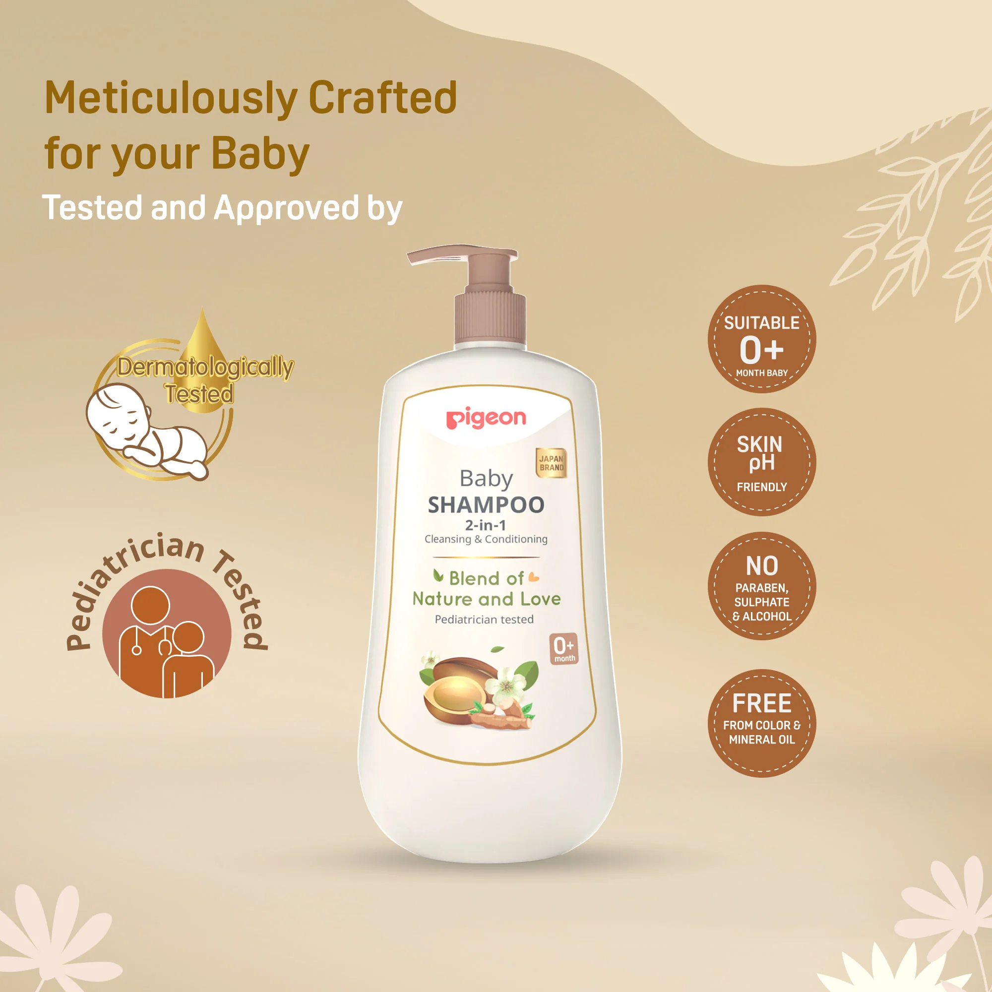Pigeon Baby Shampoo 500ml - Image 3