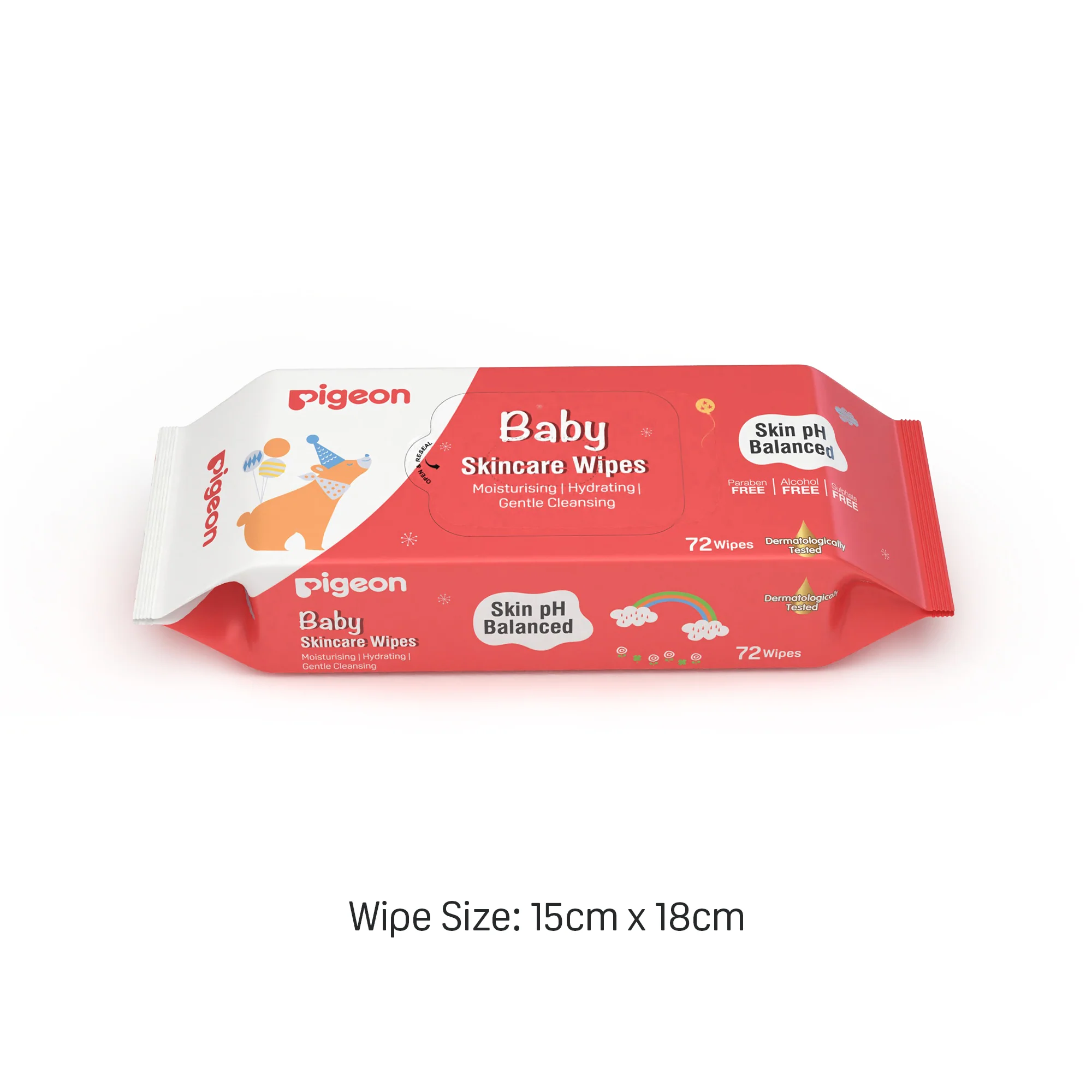 Pigeon Baby Skincare Wipes 72 Sheets-Lilial Free - Image 8