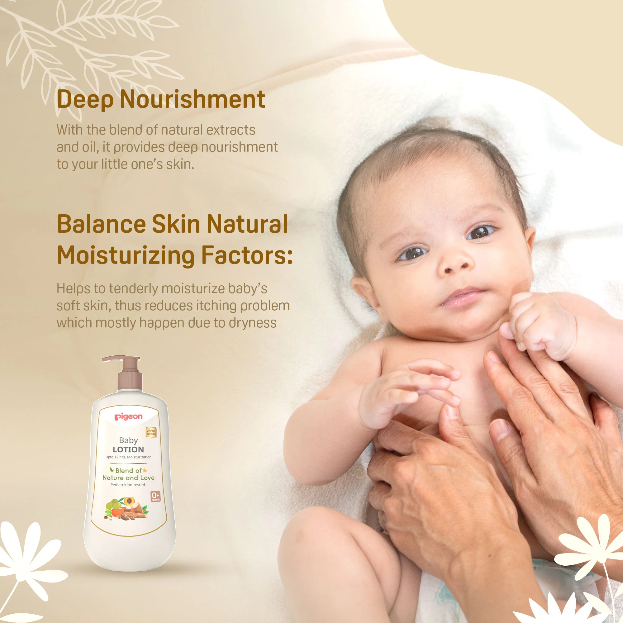 Pigeon Baby Lotion 500ml - Image 4