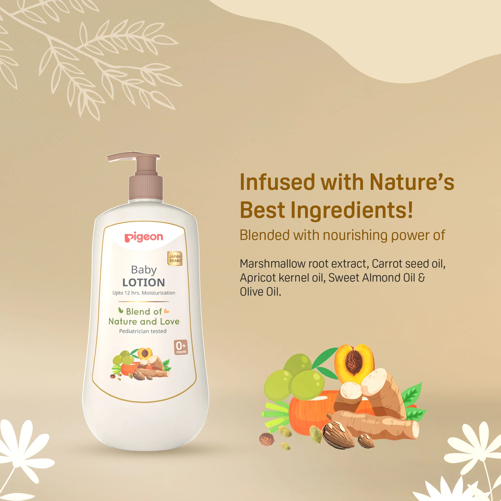 Pigeon Baby Lotion 500ml - Image 5