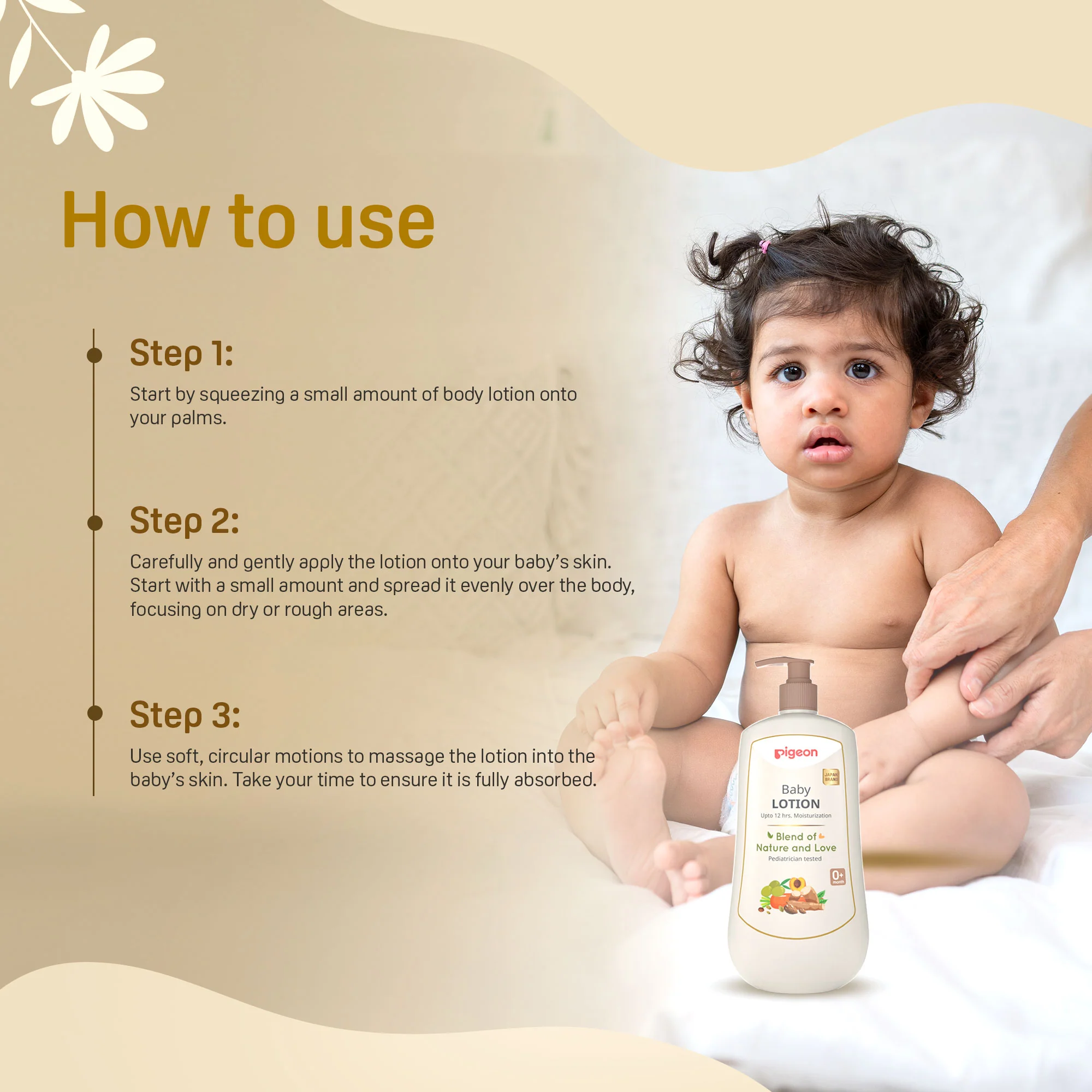 Pigeon Baby Lotion 500ml - Image 7