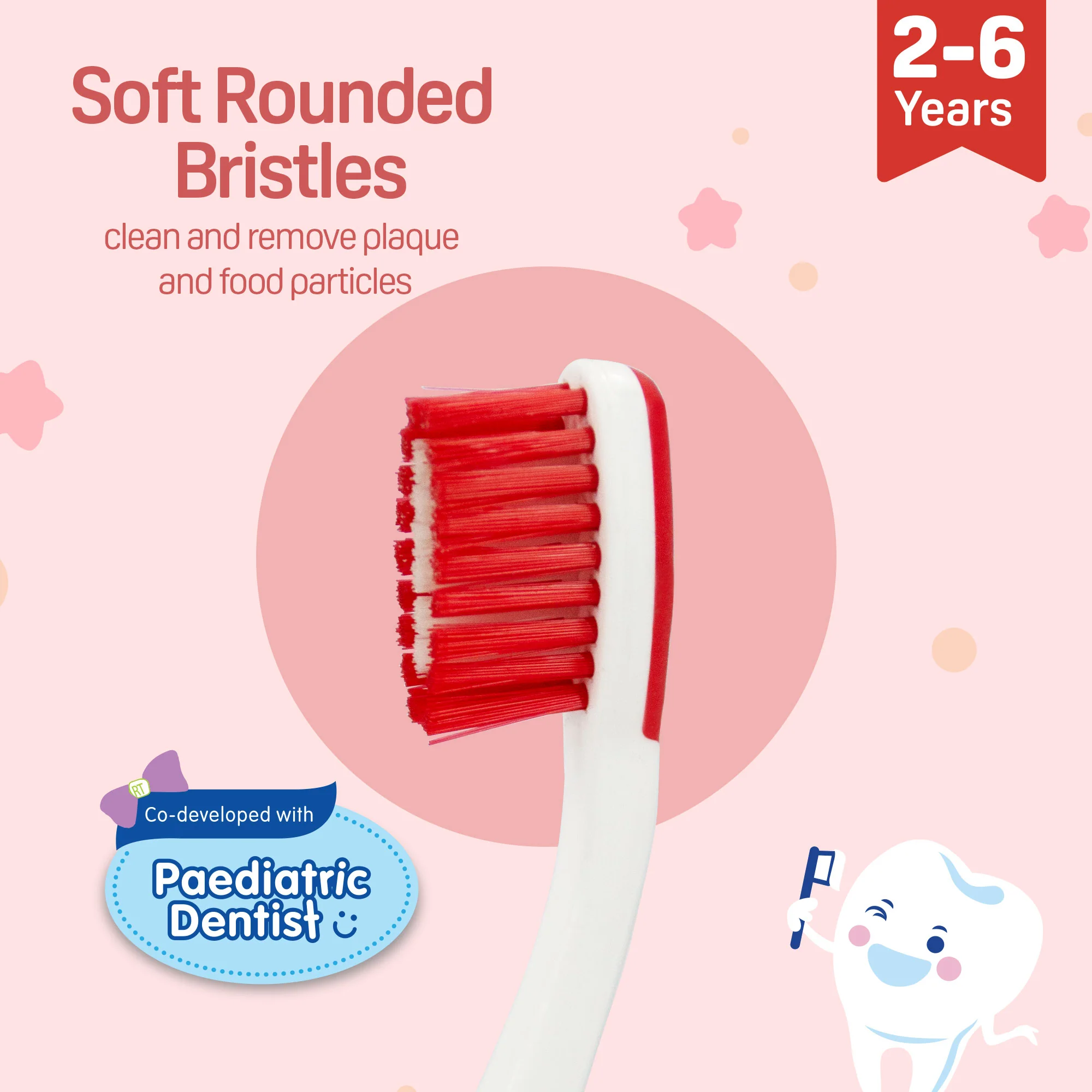 Pigeon Kids Toothbrush Red 2-6 Years - Image 8