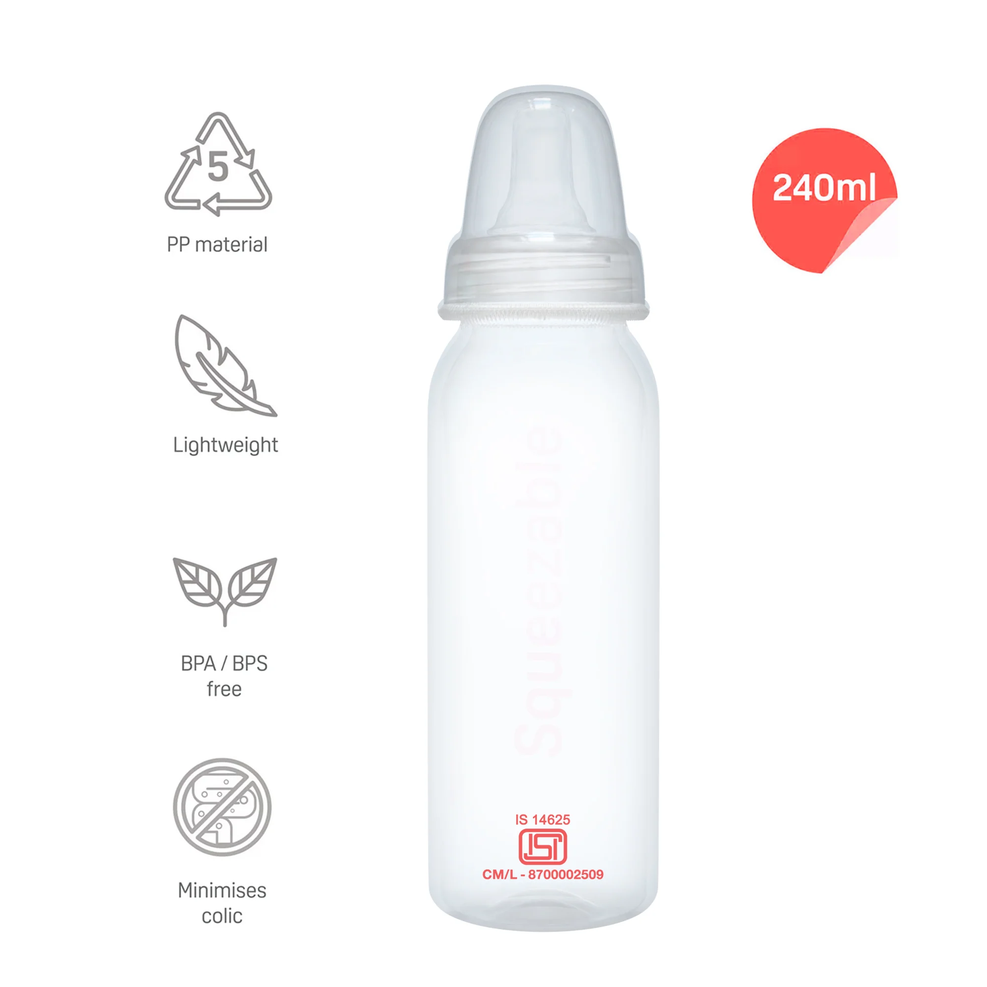 Pigeon Slim Neck cleft palate bottle (cleft palate nipple) REGULAR - Image 10