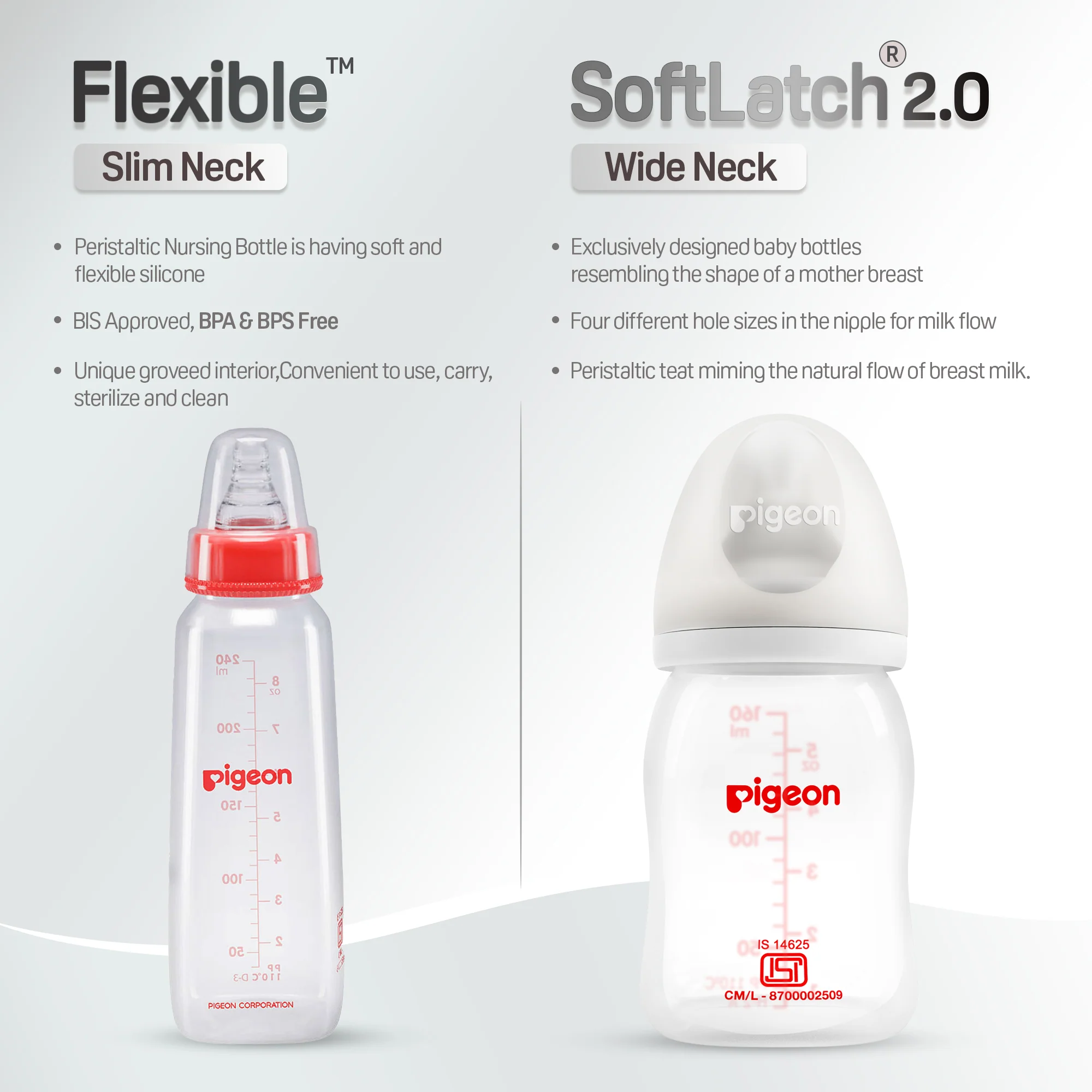 Pigeon Softlatch 2.0 pp nursing bottle 160ml standard - Image 8