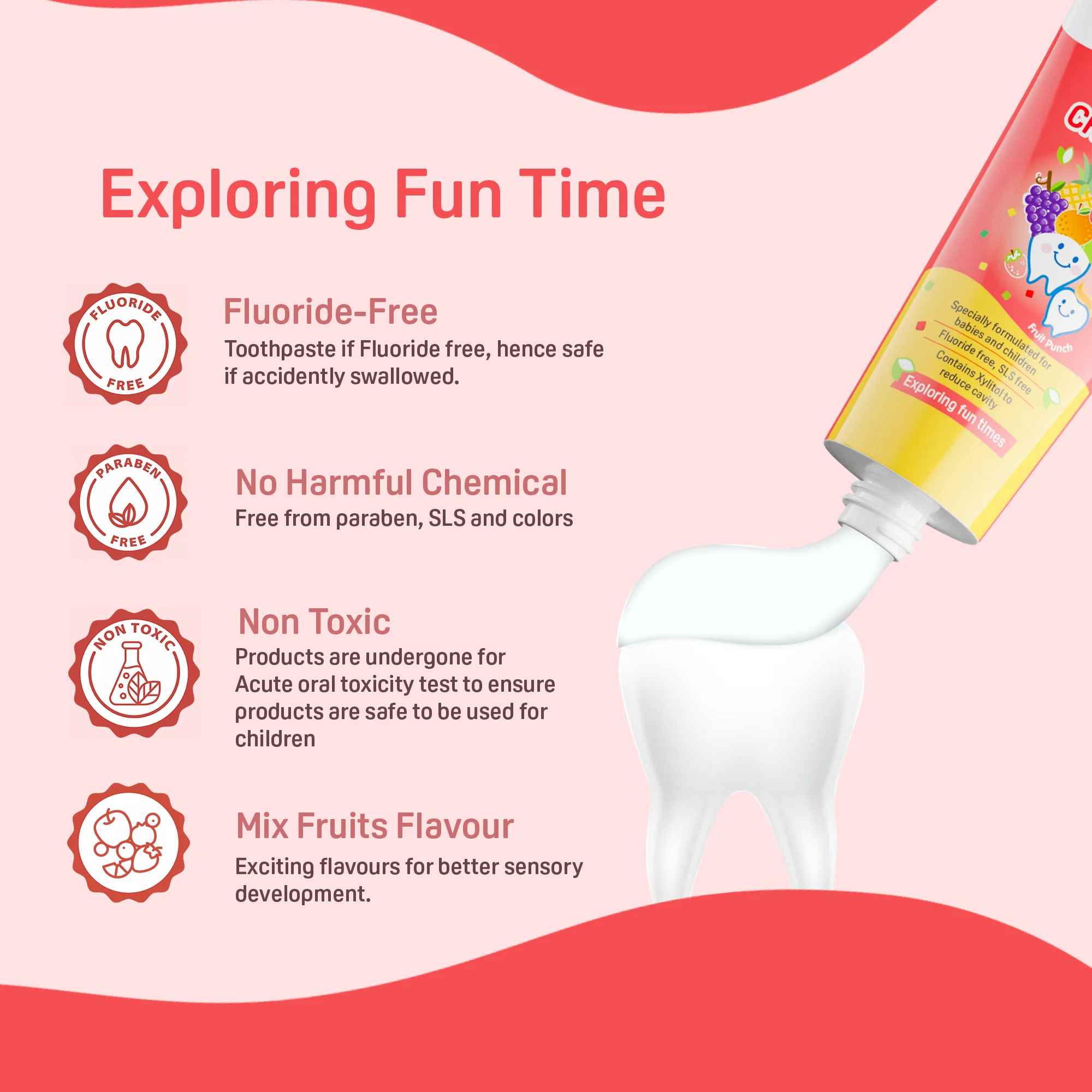 Pigeon Toothpaste for Children - Fruit Punch - Image 5