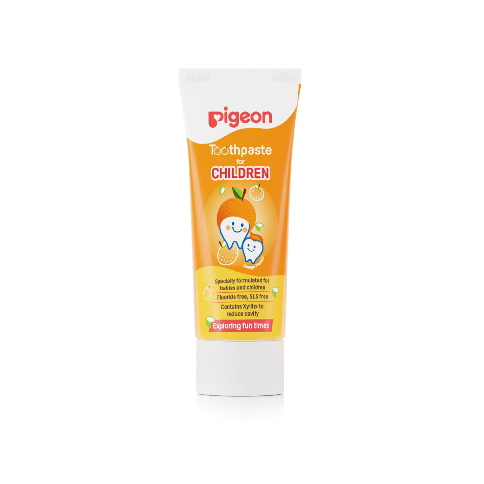 Pigeon Toothpaste for Children - Orange Flavour - Image 4