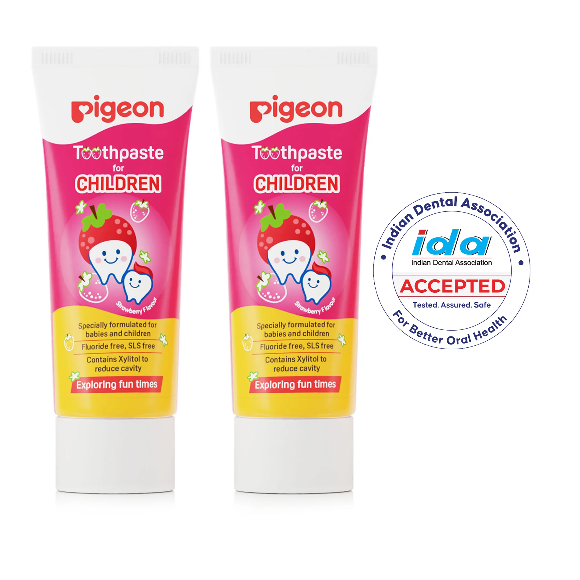 Pigeon Toothpaste for Children - Strawberry Flavour - Image 13