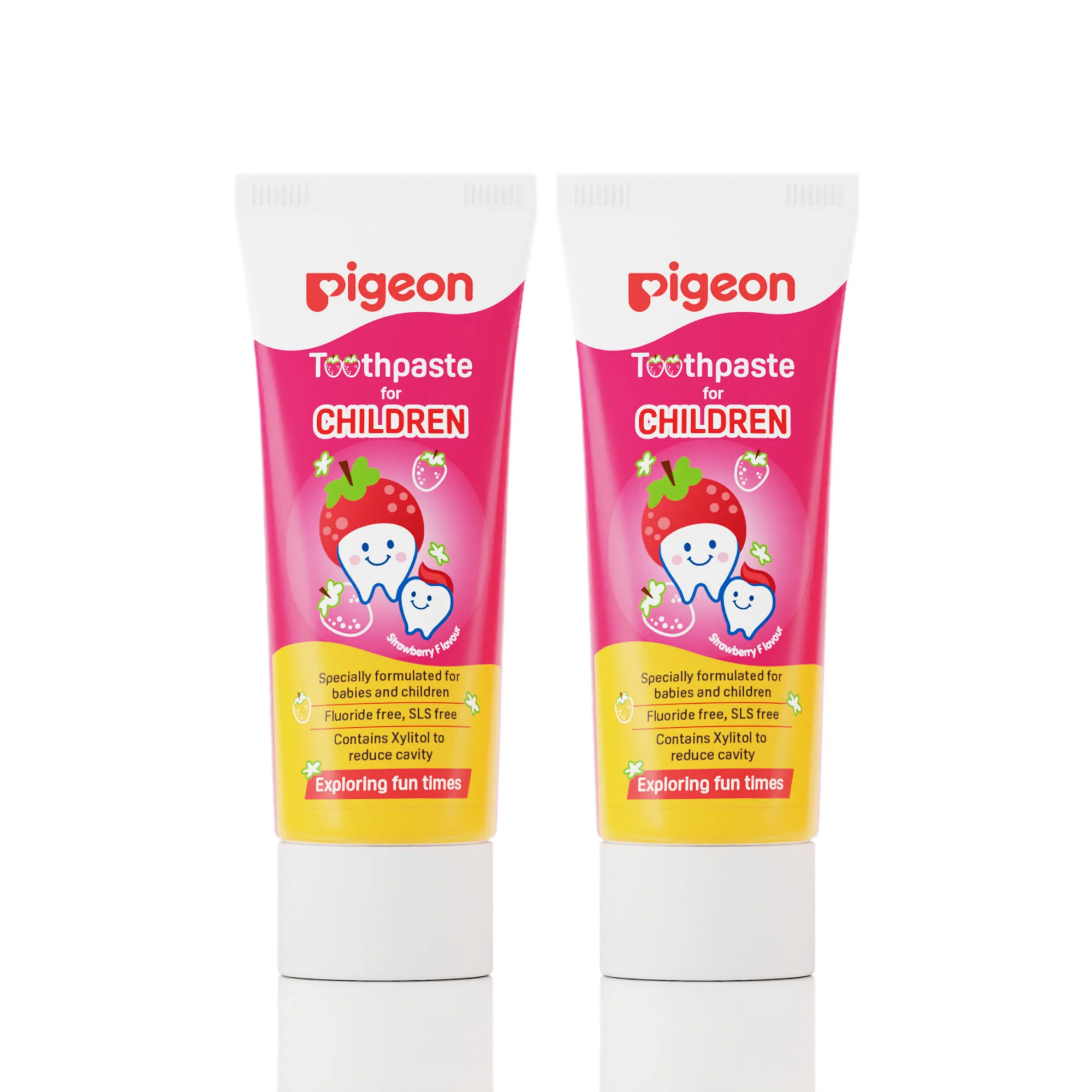 Pigeon Toothpaste for Children - Strawberry Flavour - Image 5