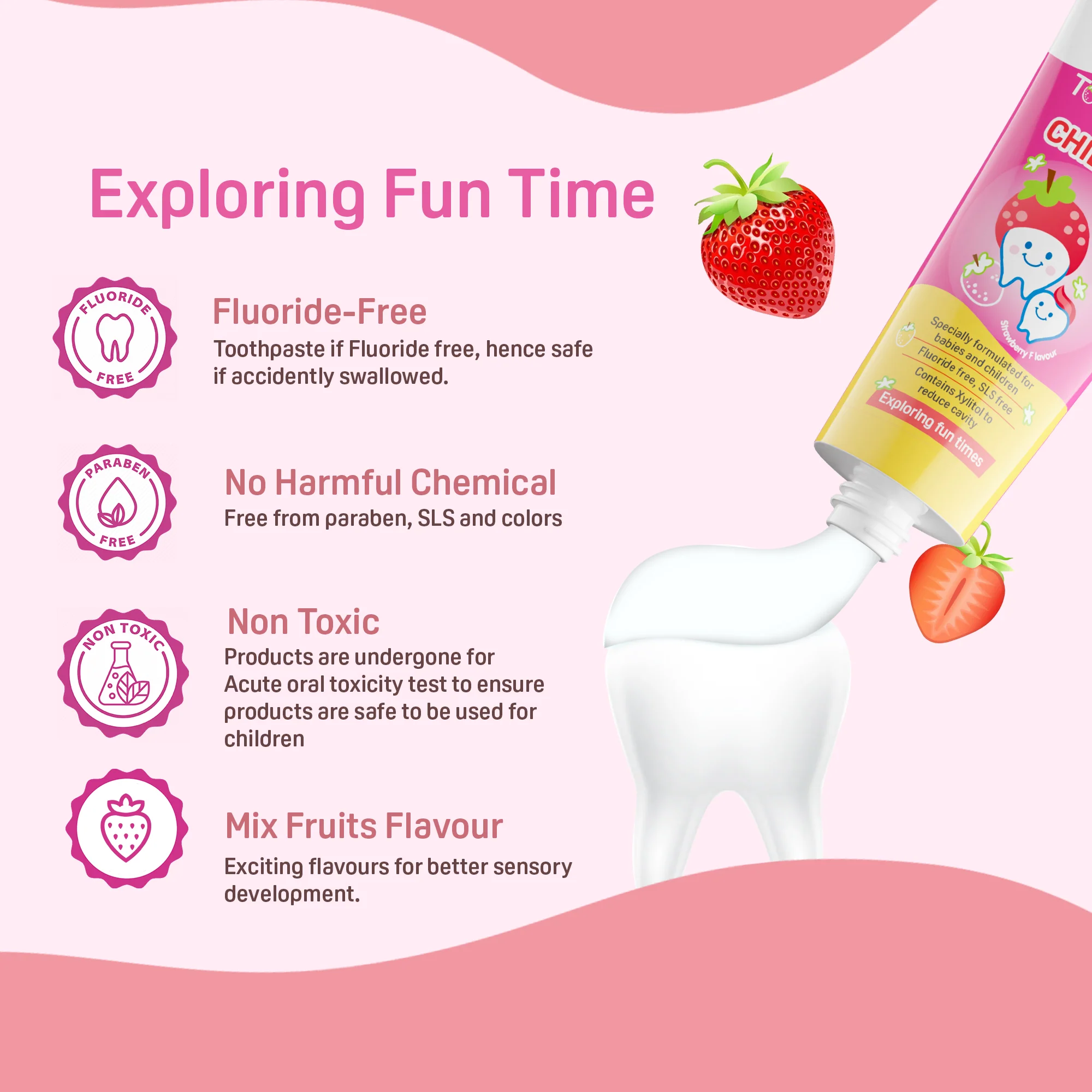 Pigeon Toothpaste for Children - Strawberry Flavour - Image 8