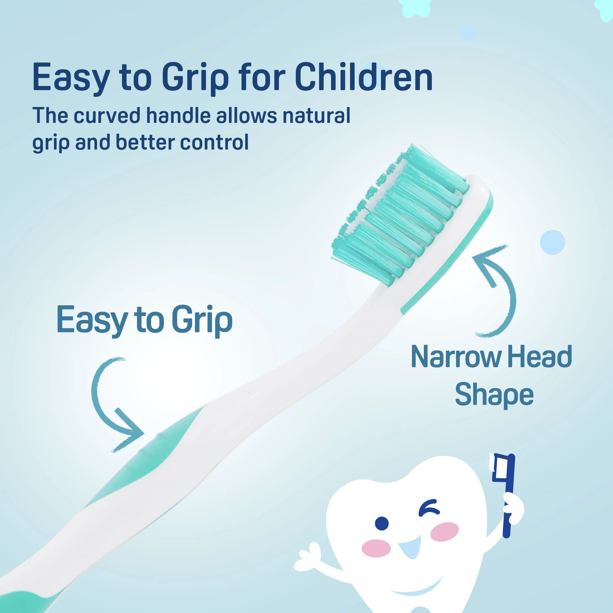 TOOTHPASTE FOR CHILDREN FRUIT PUNCH 45GM With Free kid's toothbrush (Blue) - Image 9