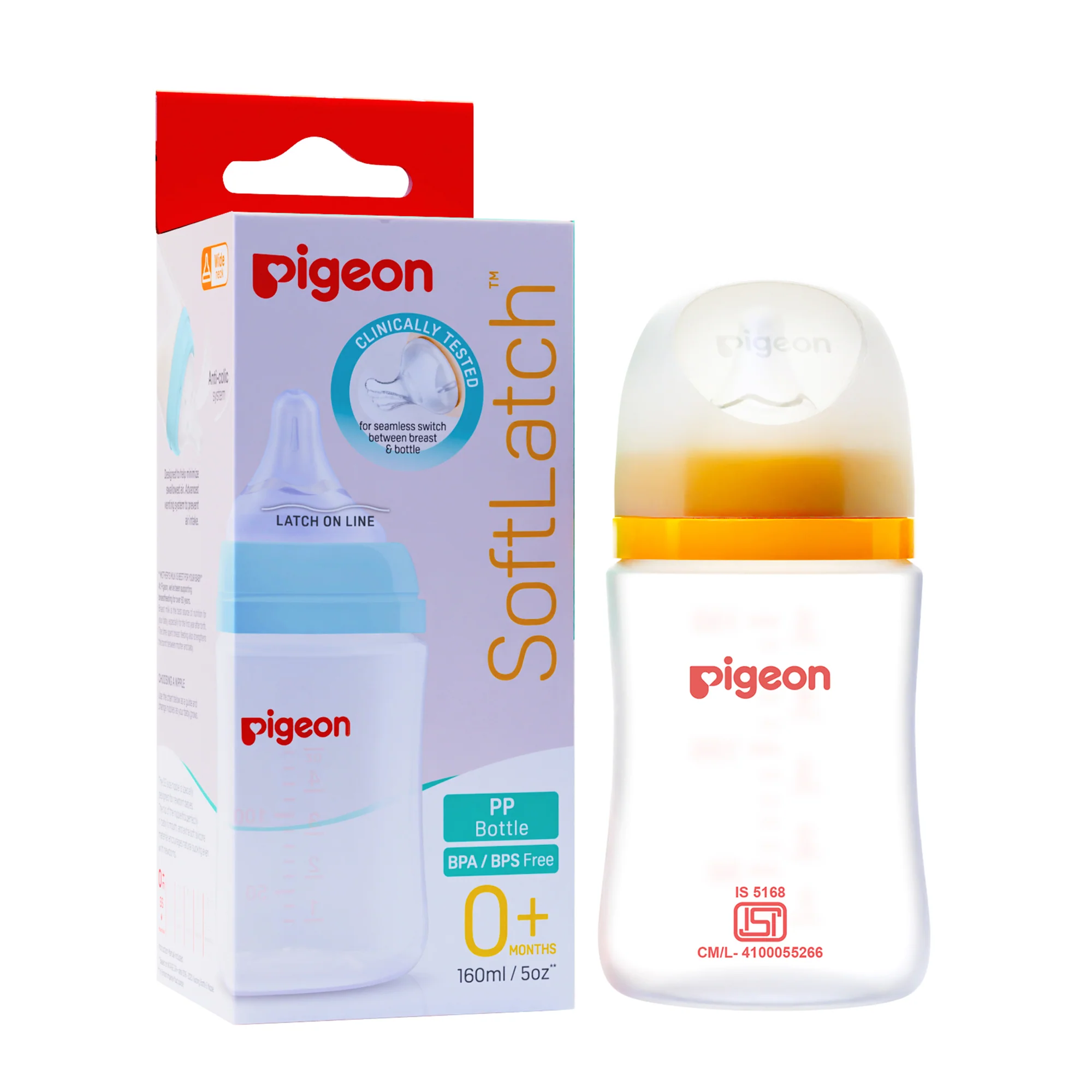 Nursing PP Bottle plus type with Softlatch Nipple 160ml - Image 13
