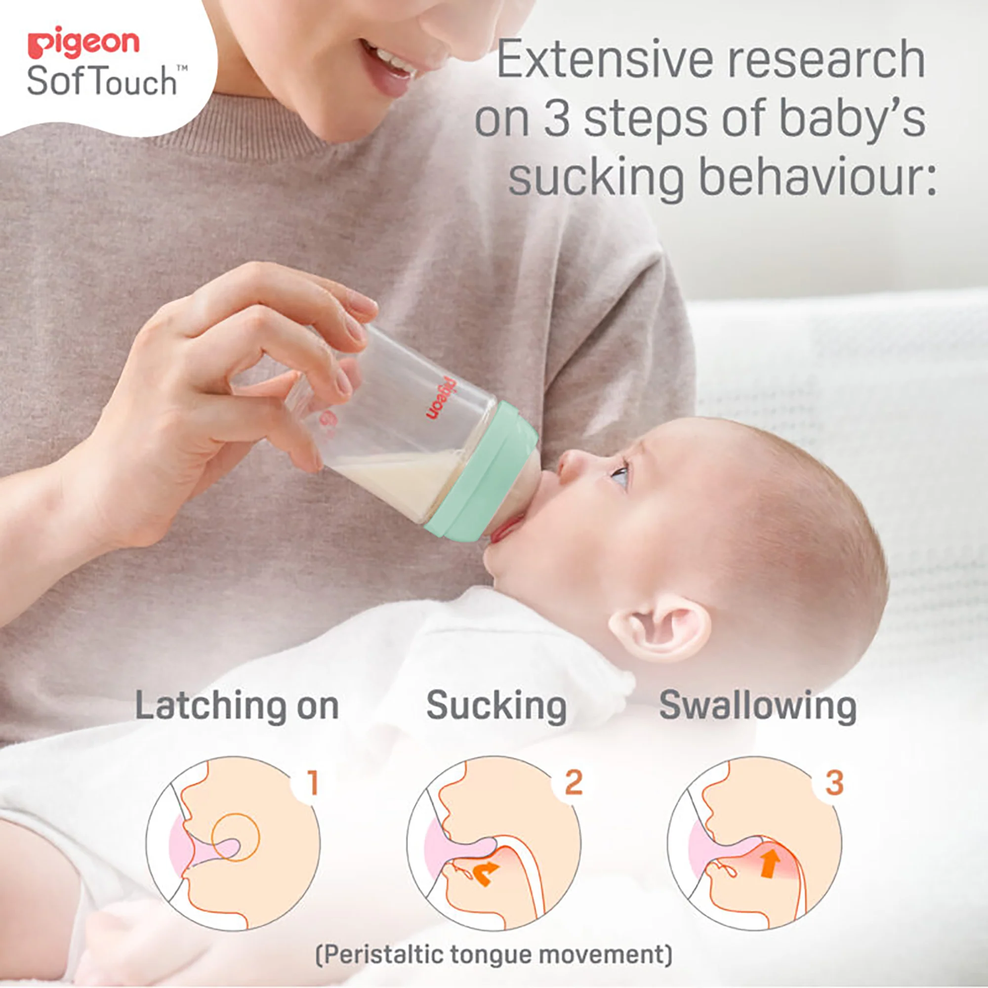 Nursing Bottle plus type with Softlatch Nipple 240ml - Image 10